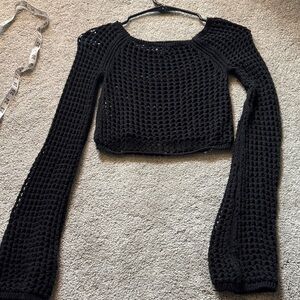 Urban Outfitters Black Knit Top